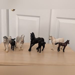 Schleich Horse Lot - Arabian, Lipizzaner, and Frisian (7)